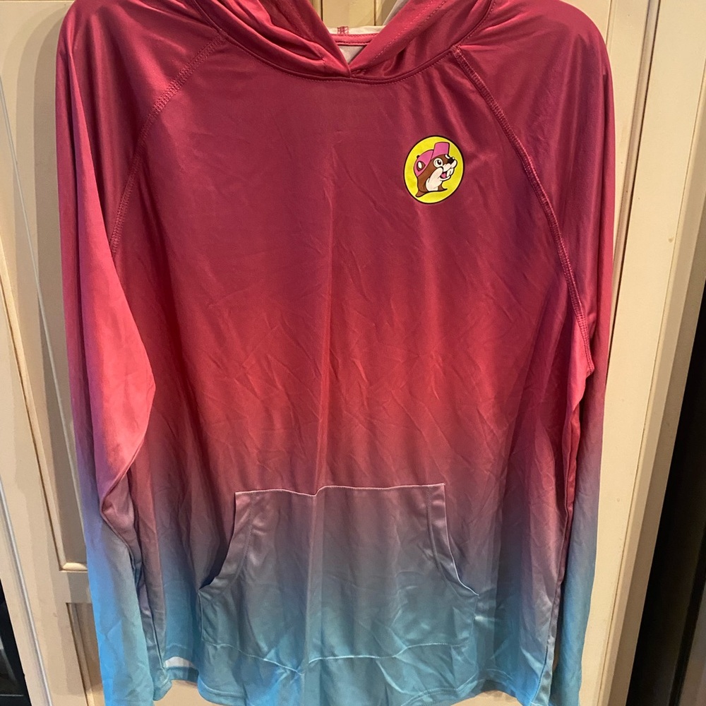 Gradient Pink and Blue Hoodie NWOT